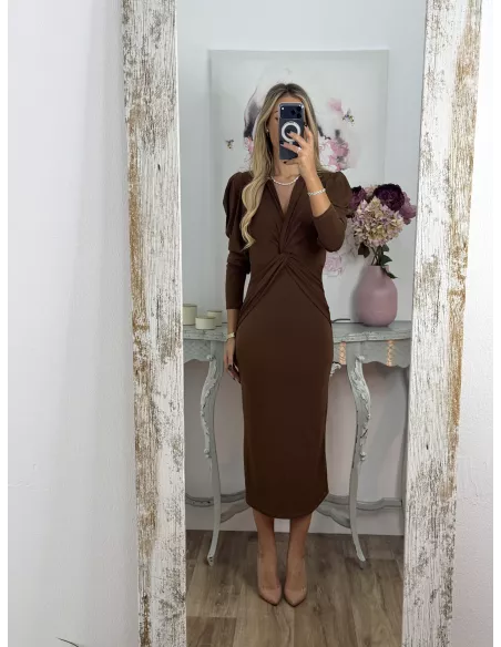 Vestido Kony marrón