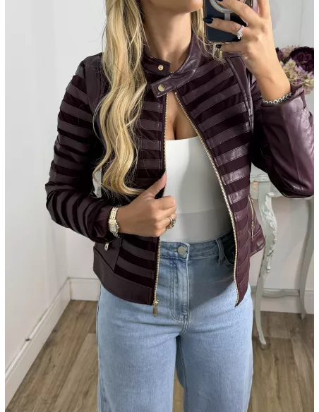 Chaqueta Emili berenjena