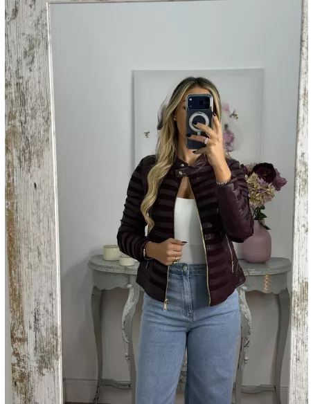 Chaqueta Emili berenjena