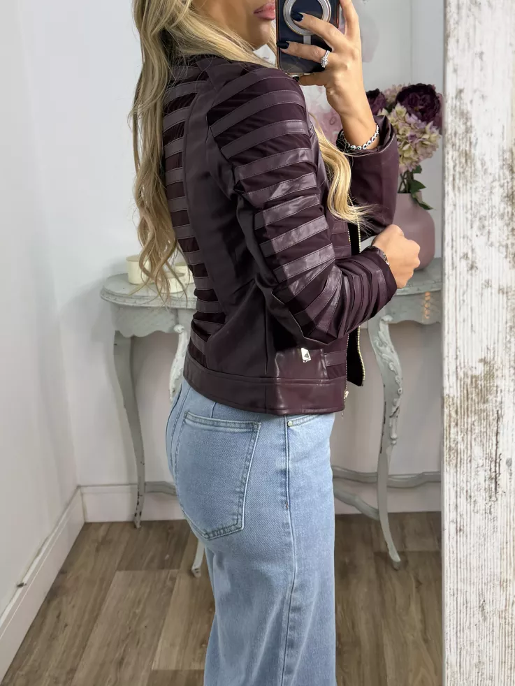 Chaqueta Emili berenjena