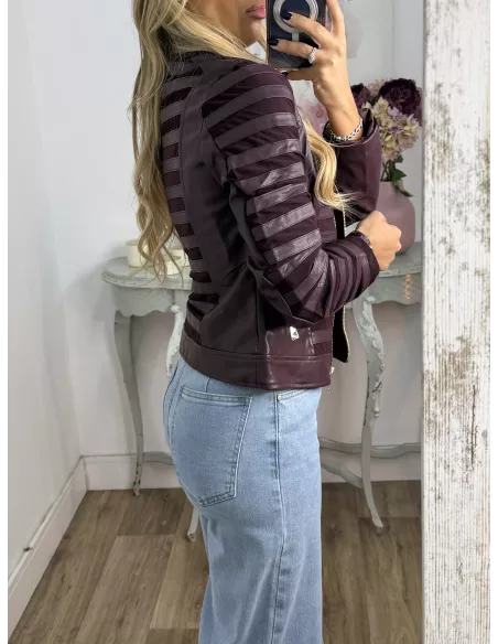 Chaqueta Emili berenjena