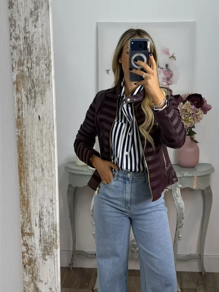 Chaqueta Emili berenjena