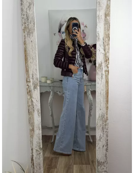 Chaqueta Emili berenjena