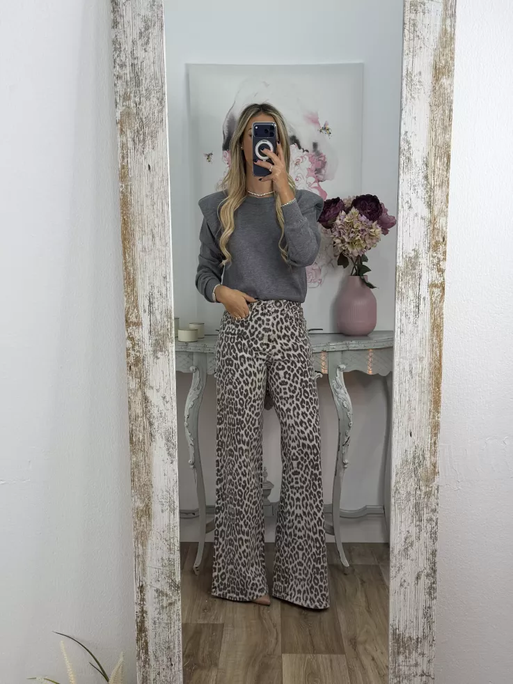 Jersey Trendy Hombreras gris