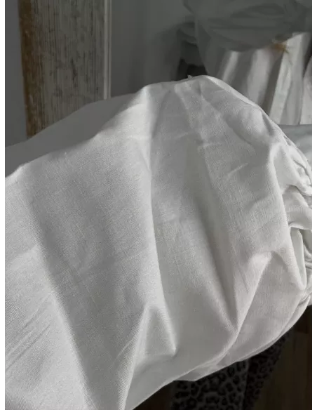 Camisa Amber peplum blanca