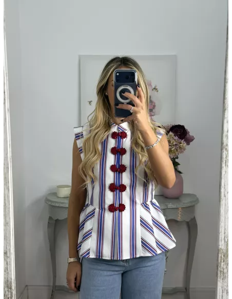 Camisa Goyesca Burdeos