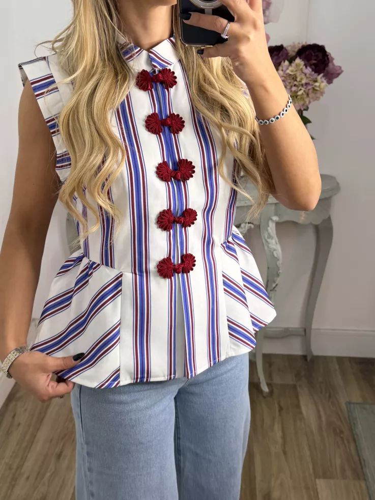 Camisa Goyesca Burdeos