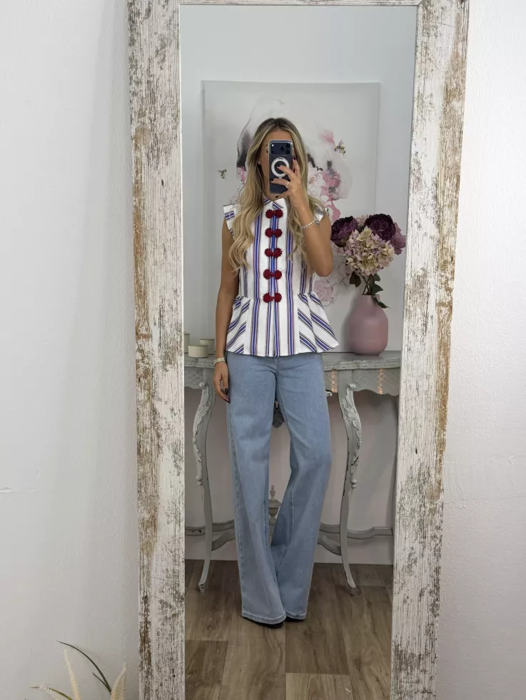 Camisa Goyesca Burdeos