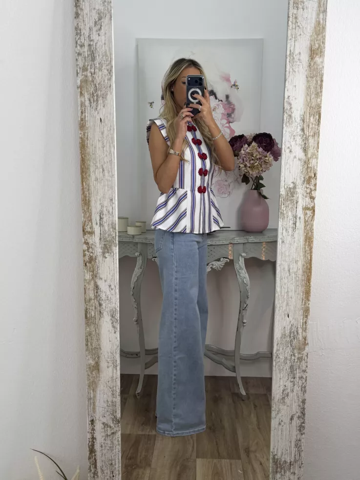 Camisa Goyesca Burdeos