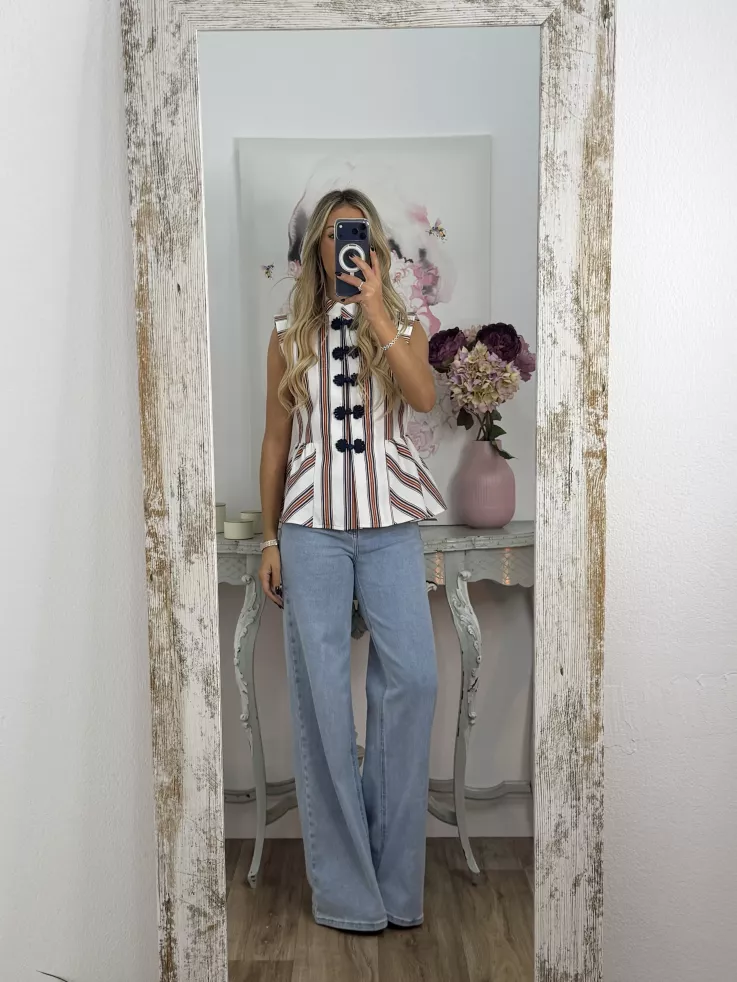 Camisa Goyesca azul marino