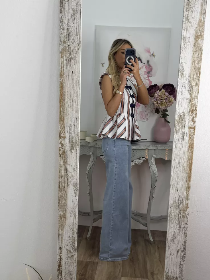 Camisa Goyesca azul marino