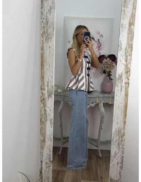 Camisa Goyesca azul marino