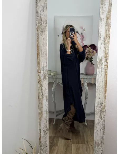 Vestido Dosky azul marino