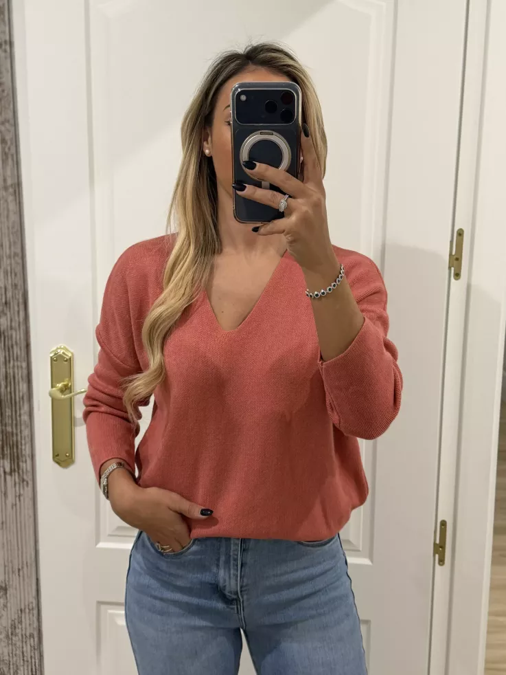 Jersey rosa estrella en la espalda