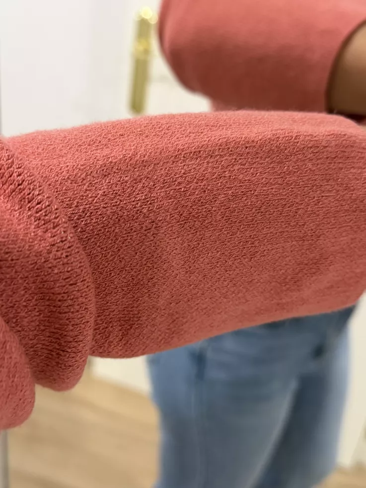 Jersey rosa estrella en la espalda