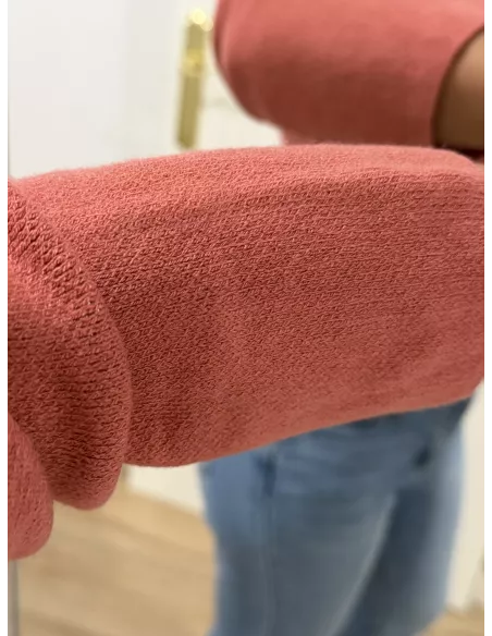 Jersey rosa estrella en la espalda