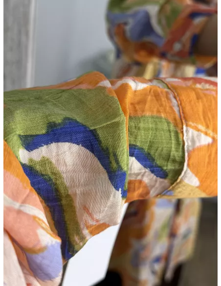 Camisa Ritual tono naranja