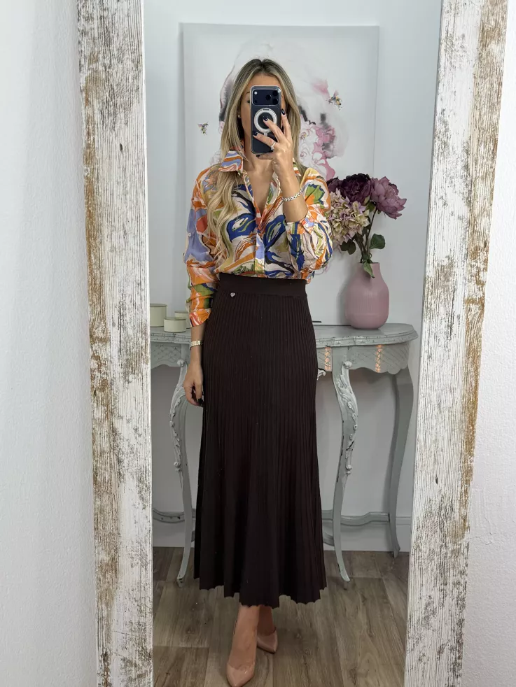 Camisa Ritual tono naranja