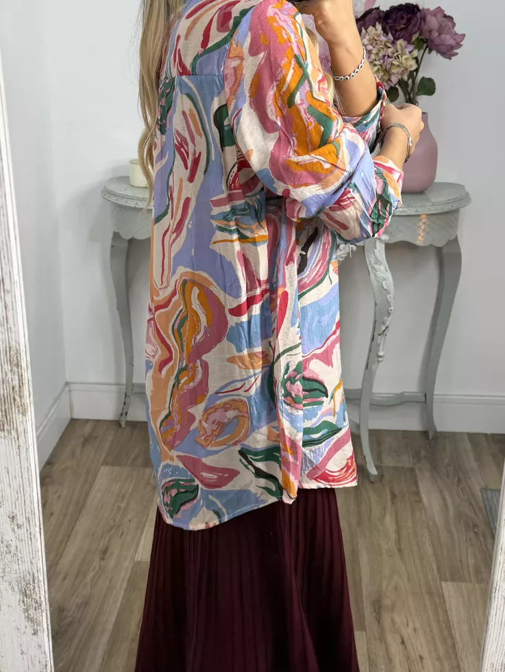 Camisa Ritual tono rosa