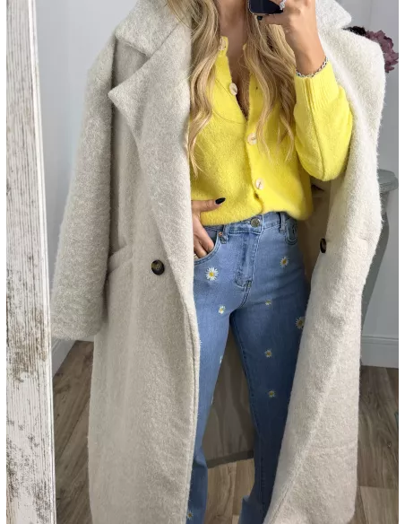 Jeans Margaritas bordadas