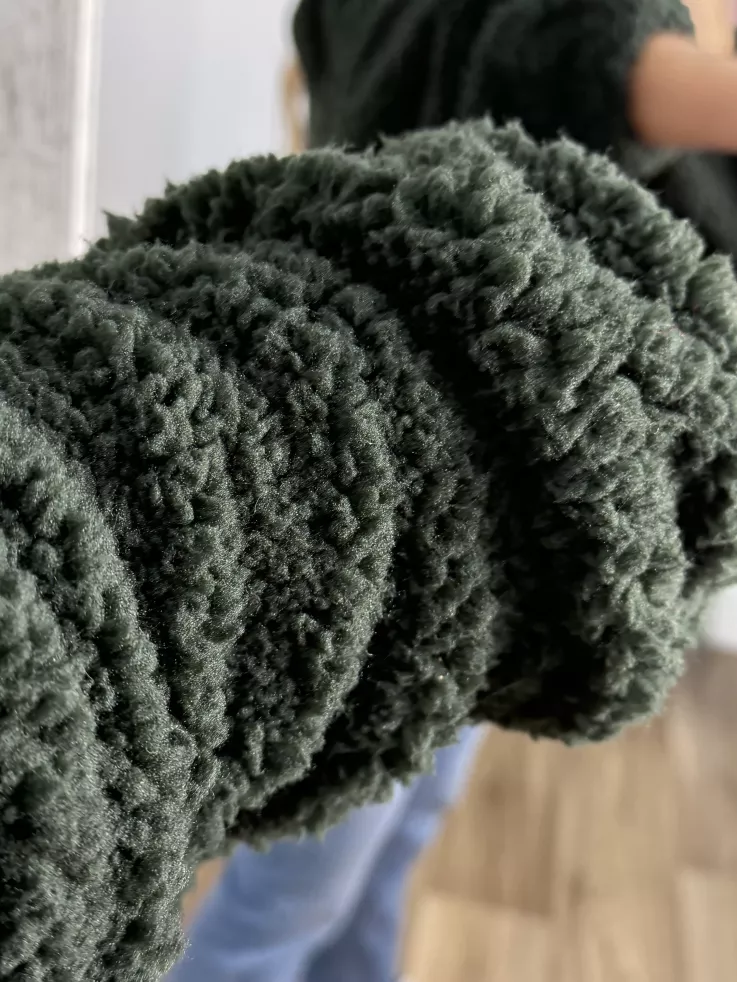 Polar Dress verde oscuro