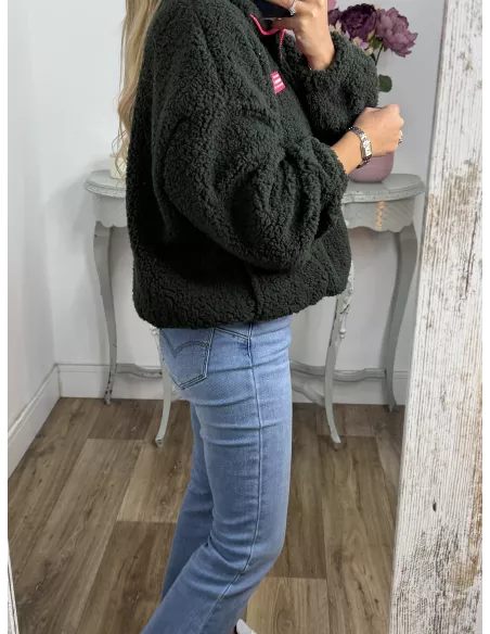 Polar Dress verde oscuro