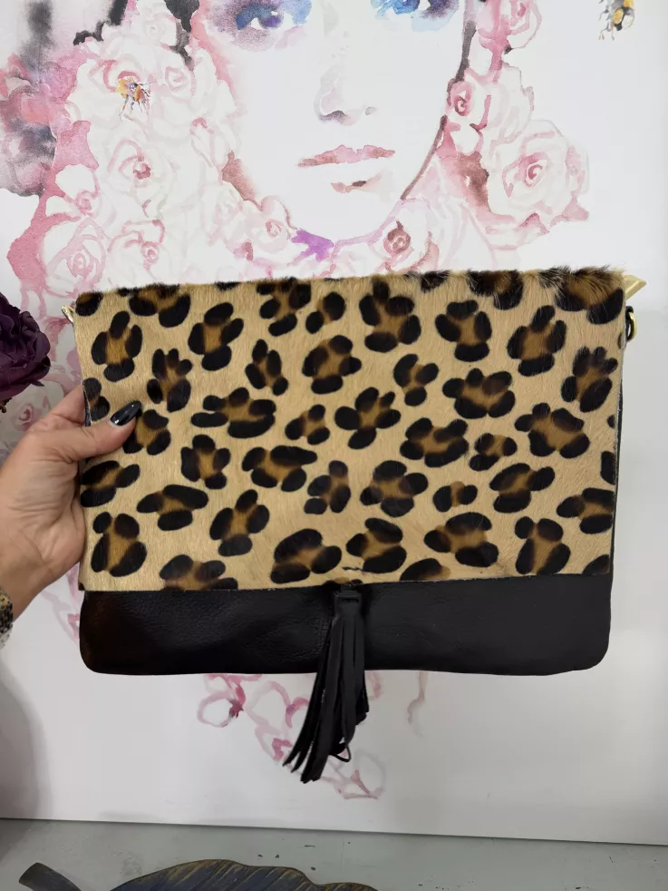 Bolso Pandora print leopardo