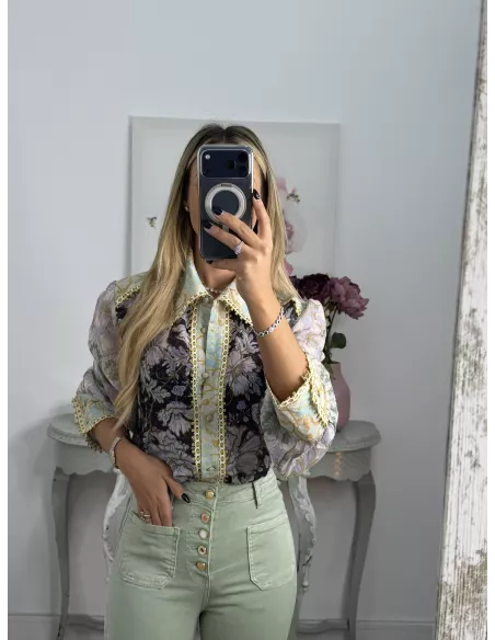 Camisa Pasamameria dorada