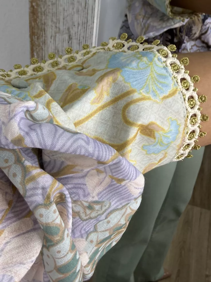 Camisa Pasamameria dorada