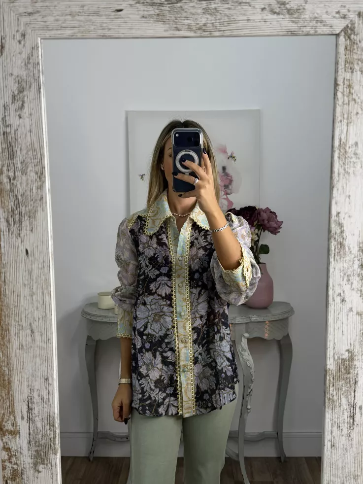 Camisa Pasamameria dorada