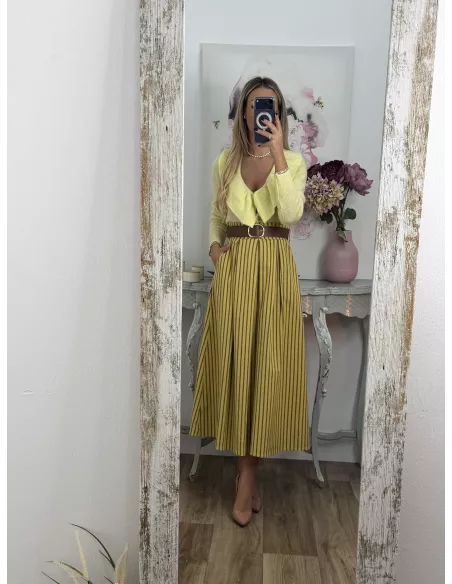 Falda Bosar amarilla