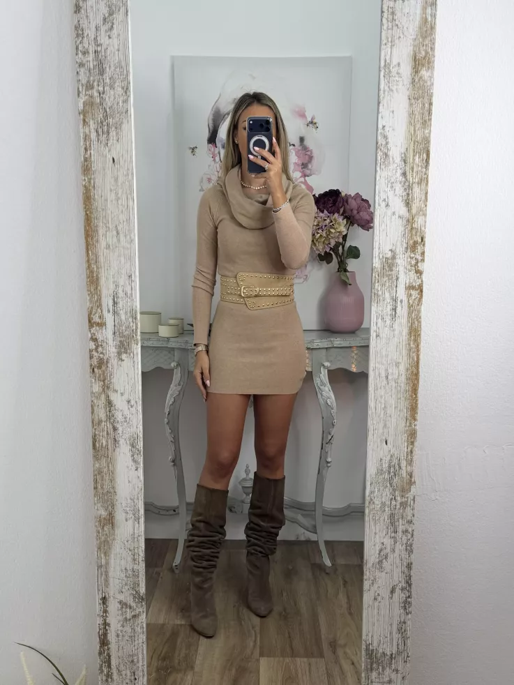 Vestido Missing camel