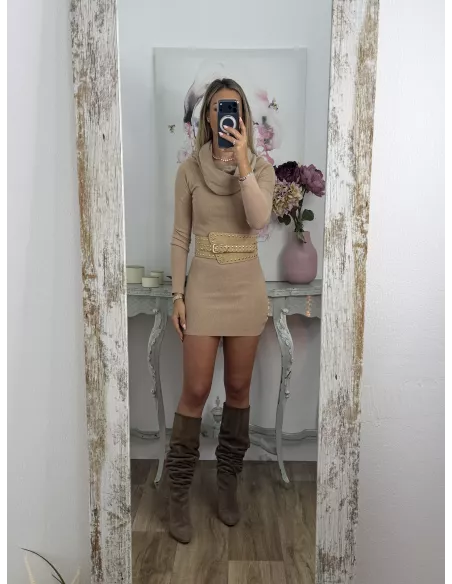 Vestido Missing camel