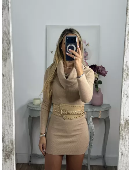 Vestido Missing camel