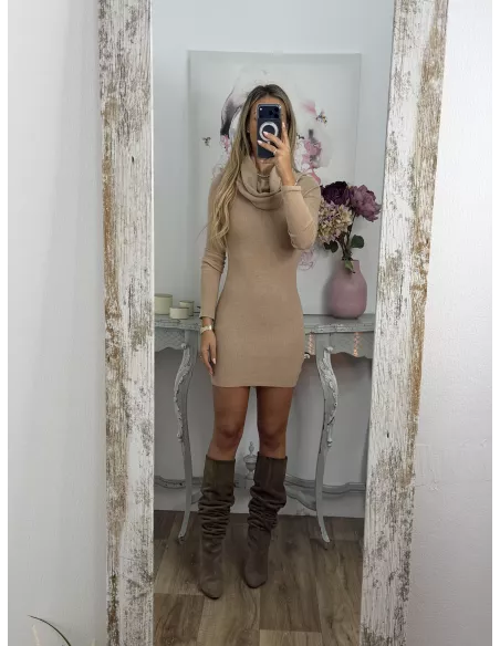 Vestido Missing camel