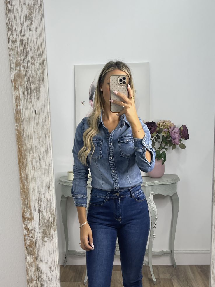 Camisa Victoria denim