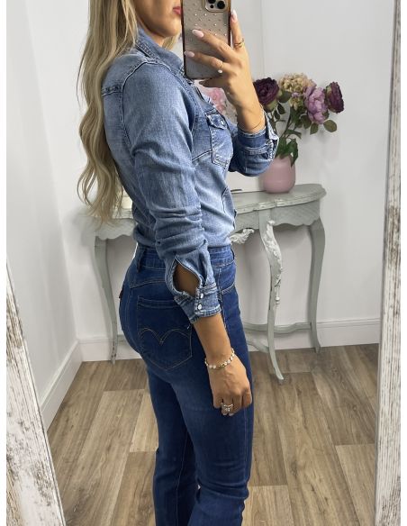 Camisa Victoria denim