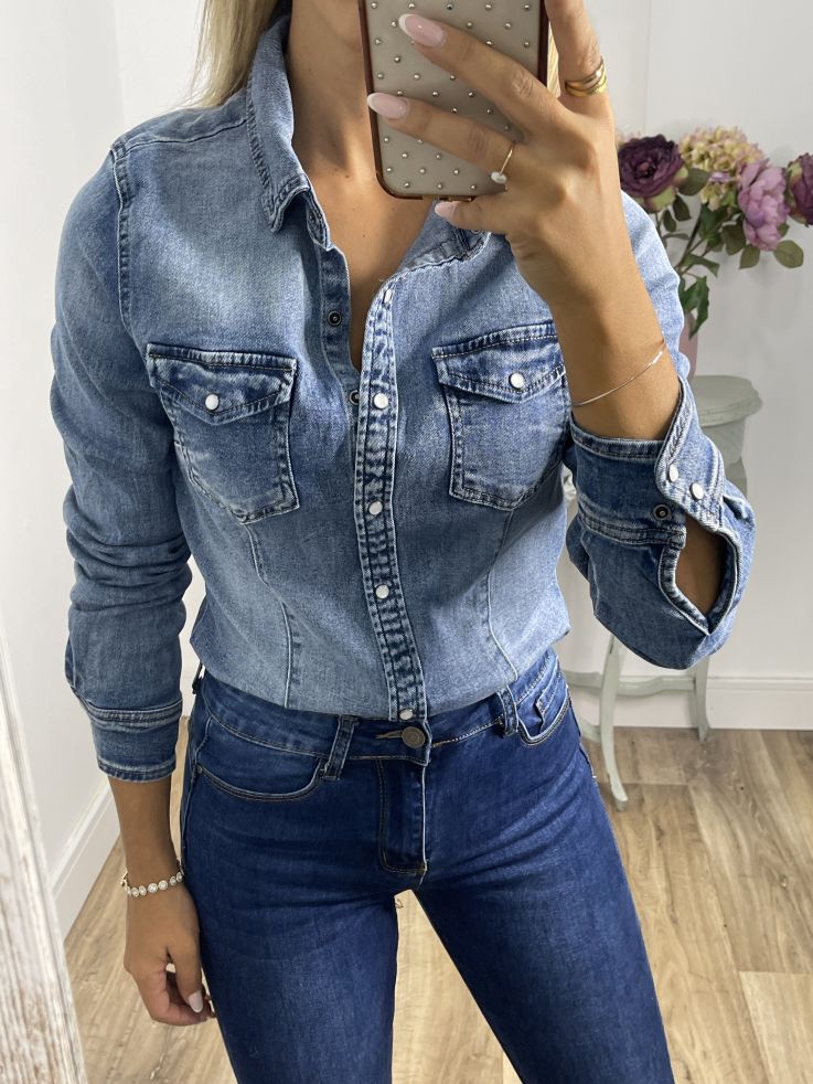 Camisa Victoria denim