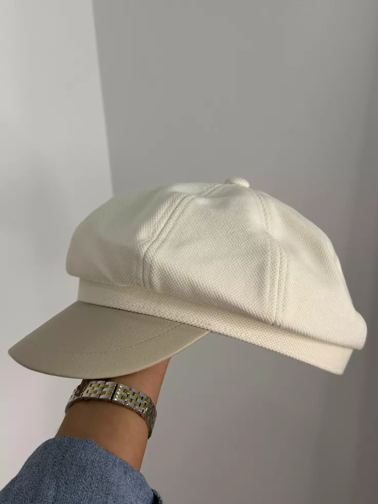 Gorra cruda combinada