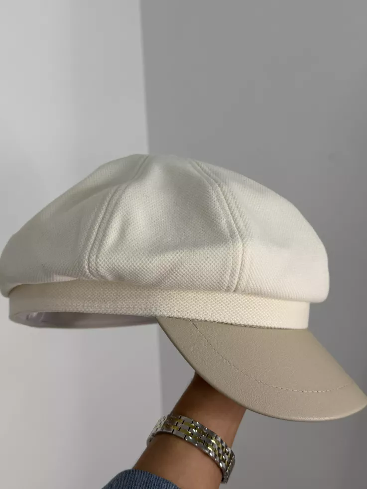 Gorra cruda combinada