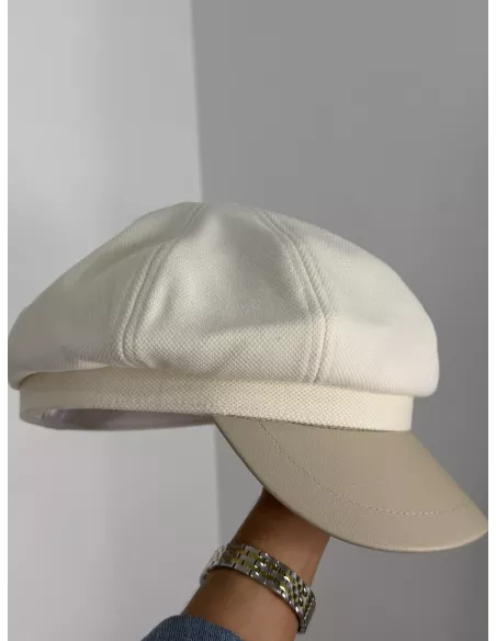 Gorra cruda combinada