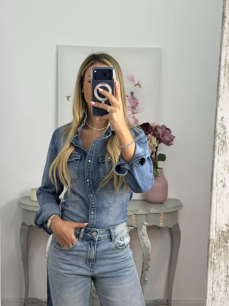 Camisa Victoria denim