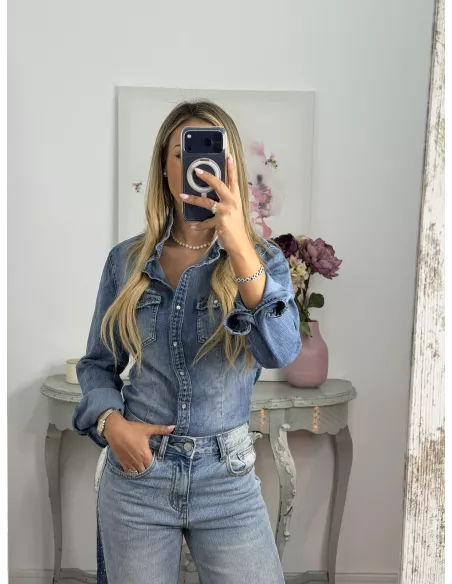Camisa Victoria denim