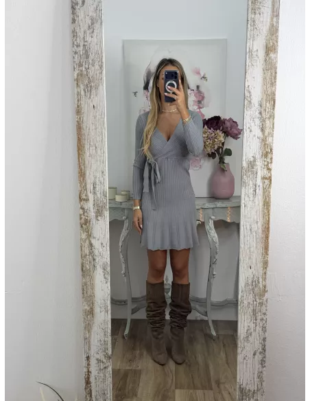 Vestido Dima gris