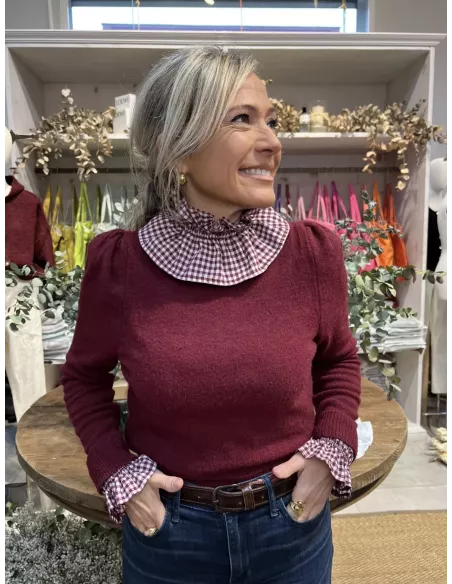 Jersey Hayen burdeos