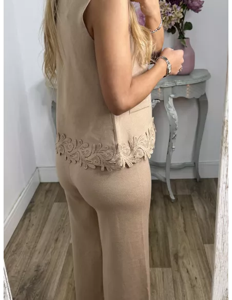 Conjunto Mariola camel