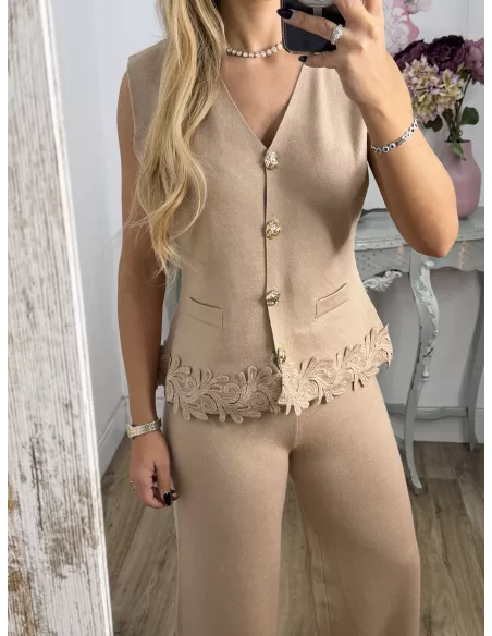 Conjunto Mariola camel