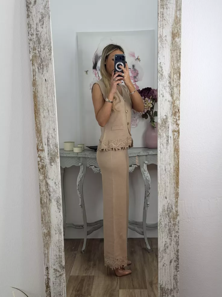 Conjunto Mariola camel