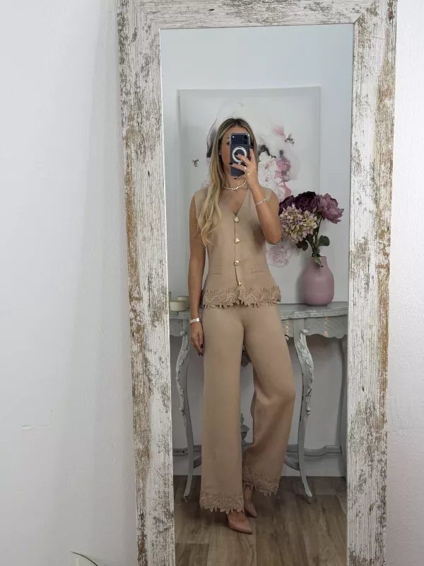 Conjunto Mariola camel