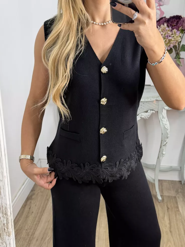 Conjunto Mariola negro